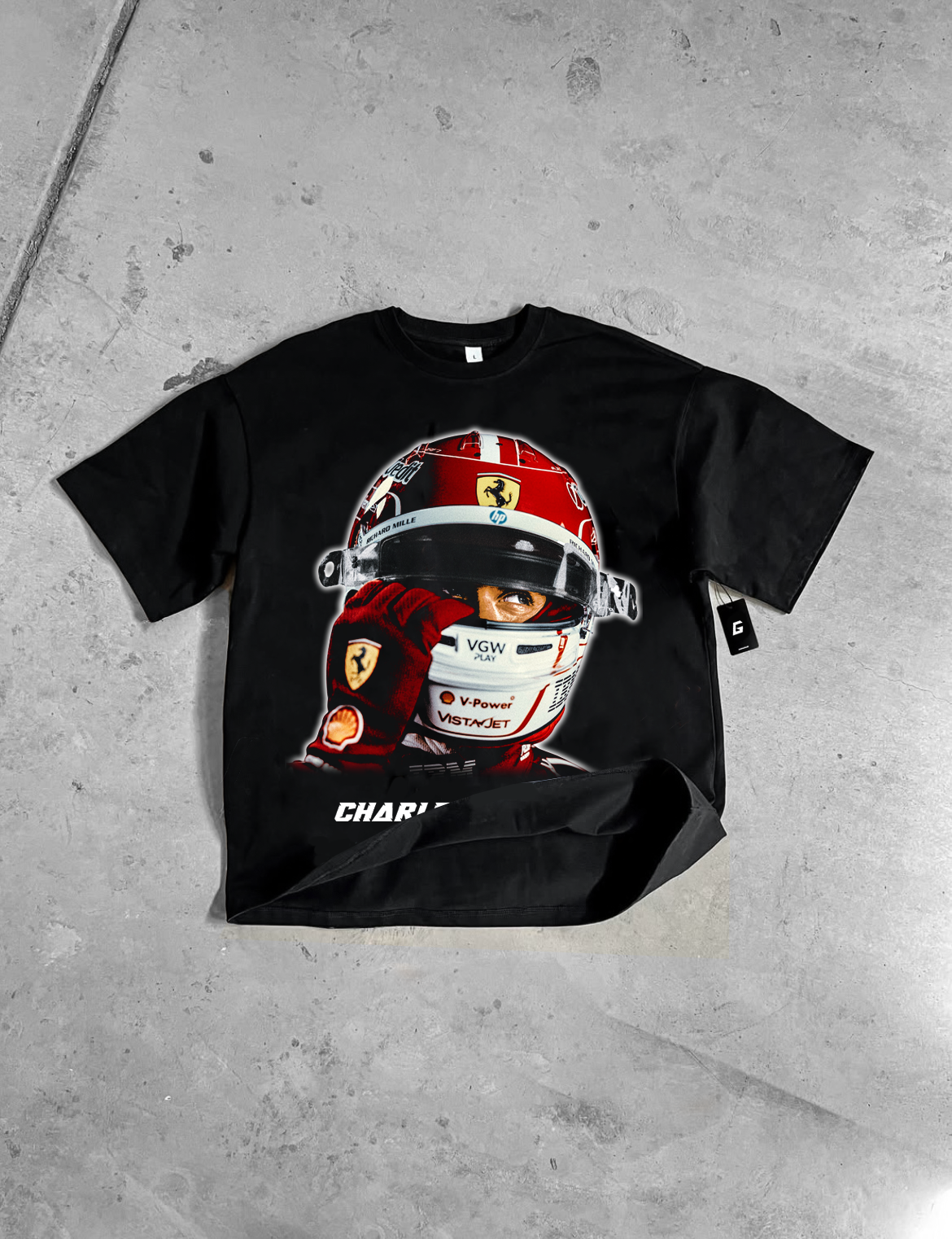 CHARLES LECLERC "LOCKED IN" TEE