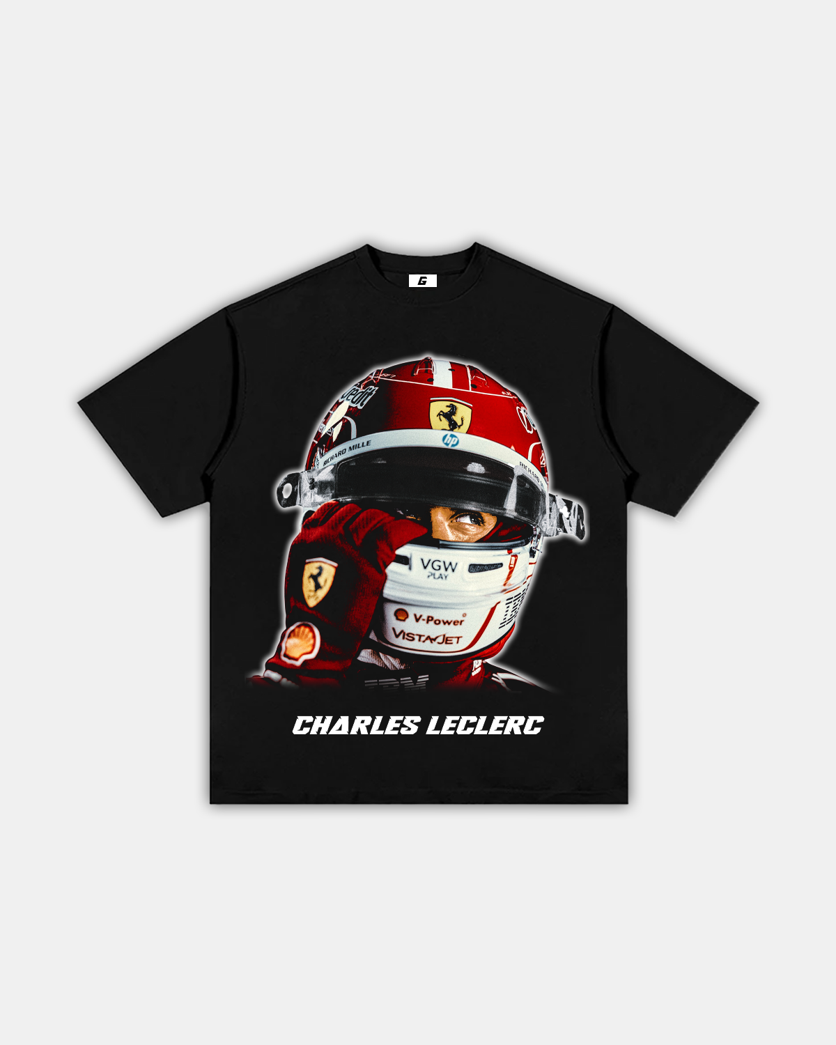 CHARLES LECLERC "LOCKED IN" TEE