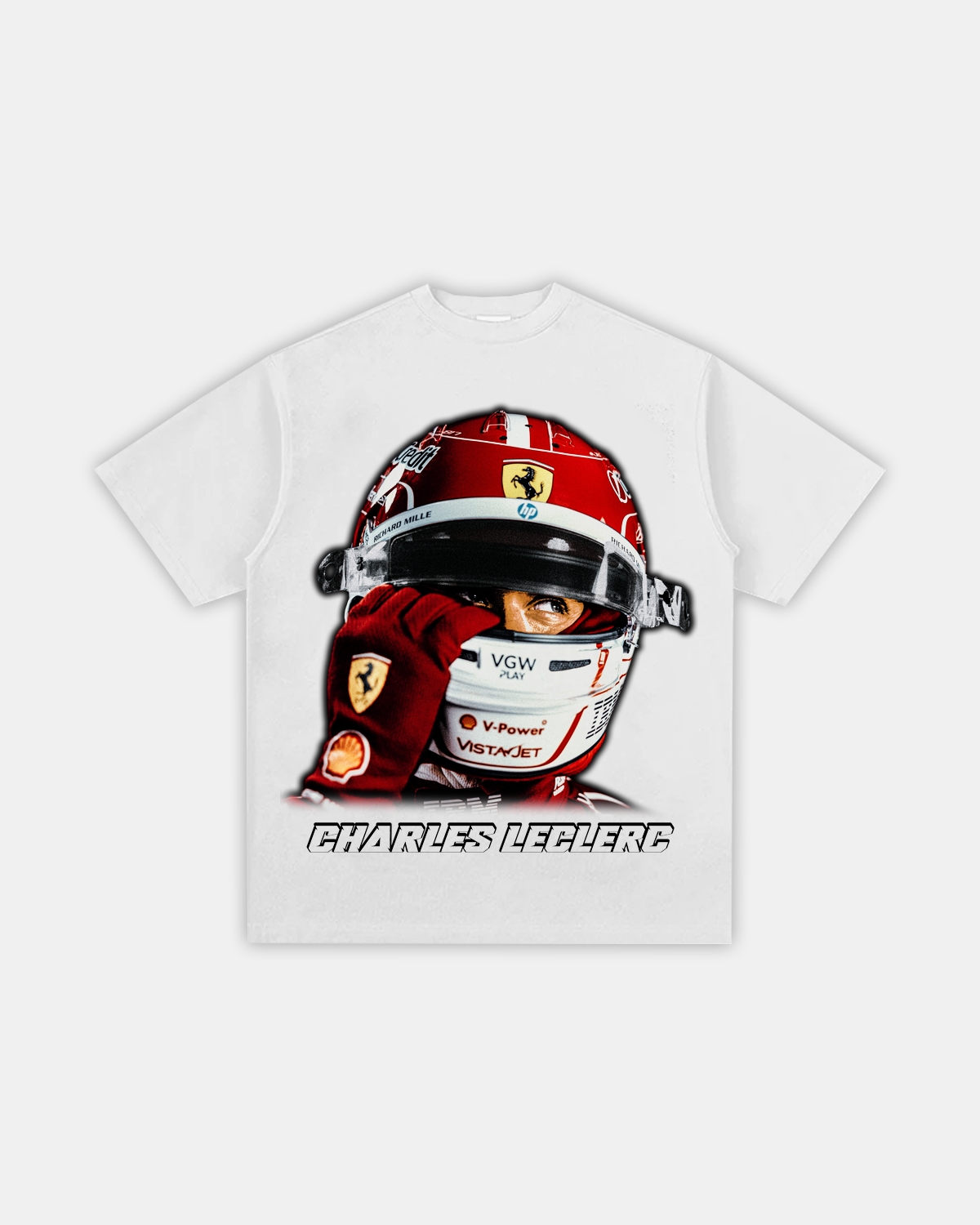 CHARLES LECLERC "LOCKED IN" TEE